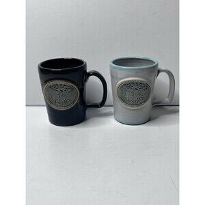Deneen Pottery Mug Set of 2 Inn At City Park For Collins CO  Handthrown USA